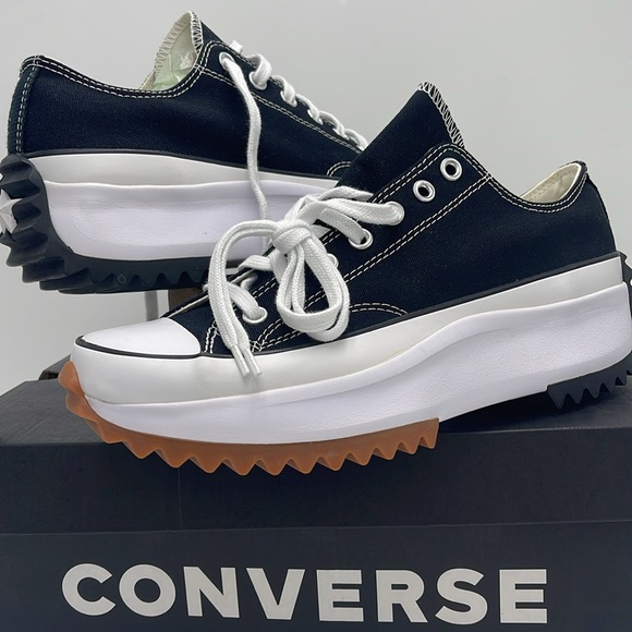 Converse Men’s RUN STAR HIKE OX BLACK/WHITE/GUM 168816C
Platforms Sneakers - Picture 9 of 16